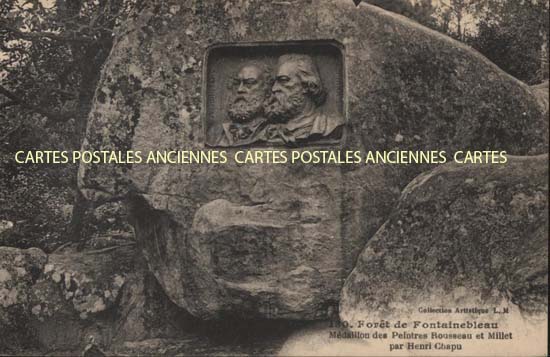 Cartes postales anciennes > CARTES POSTALES > carte postale ancienne > cartes-postales-ancienne.com Ile de france Seine et marne Fontainebleau