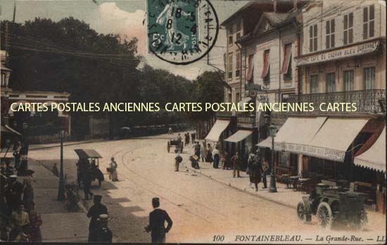 Cartes postales anciennes > CARTES POSTALES > carte postale ancienne > cartes-postales-ancienne.com Ile de france Seine et marne Fontainebleau