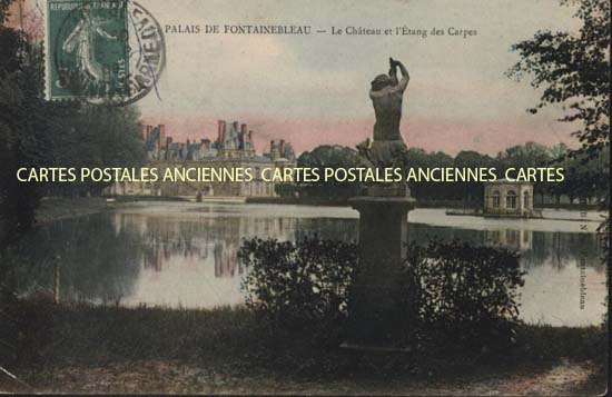 Cartes postales anciennes > CARTES POSTALES > carte postale ancienne > cartes-postales-ancienne.com Ile de france Seine et marne Fontainebleau