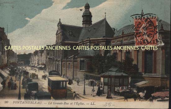 Cartes postales anciennes > CARTES POSTALES > carte postale ancienne > cartes-postales-ancienne.com Ile de france Seine et marne Fontainebleau