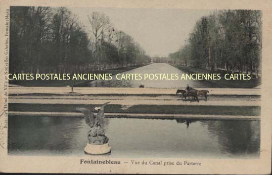 Cartes postales anciennes > CARTES POSTALES > carte postale ancienne > cartes-postales-ancienne.com Ile de france Seine et marne Fontainebleau