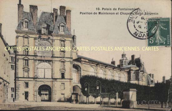 Cartes postales anciennes > CARTES POSTALES > carte postale ancienne > cartes-postales-ancienne.com Ile de france Seine et marne Fontainebleau