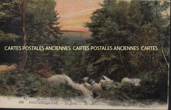 Cartes postales anciennes > CARTES POSTALES > carte postale ancienne > cartes-postales-ancienne.com Ile de france Seine et marne Fontainebleau