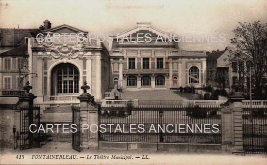 Cartes postales anciennes > CARTES POSTALES > carte postale ancienne > cartes-postales-ancienne.com Ile de france Seine et marne Fontainebleau