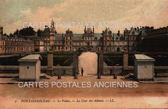 Cartes postales anciennes > CARTES POSTALES > carte postale ancienne > cartes-postales-ancienne.com Ile de france Seine et marne Fontainebleau