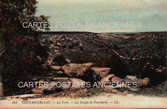 Cartes postales anciennes > CARTES POSTALES > carte postale ancienne > cartes-postales-ancienne.com Ile de france Seine et marne Fontainebleau