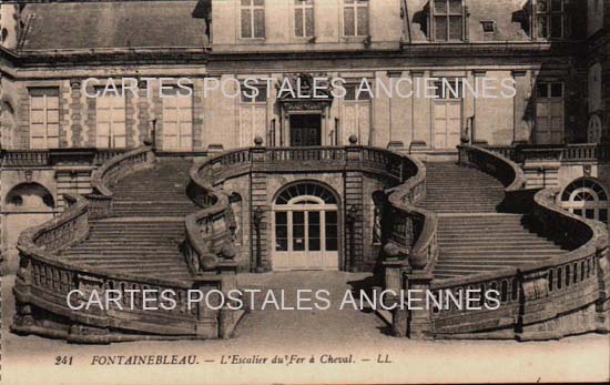 Cartes postales anciennes > CARTES POSTALES > carte postale ancienne > cartes-postales-ancienne.com Ile de france Seine et marne Fontainebleau