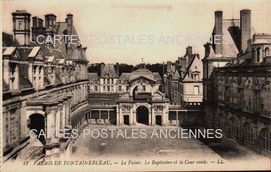 Cartes postales anciennes > CARTES POSTALES > carte postale ancienne > cartes-postales-ancienne.com Ile de france Seine et marne Fontainebleau