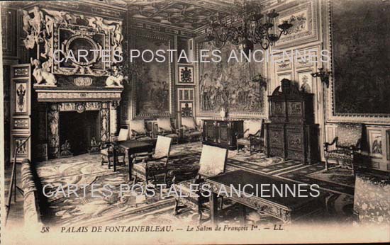 Cartes postales anciennes > CARTES POSTALES > carte postale ancienne > cartes-postales-ancienne.com Ile de france Seine et marne Fontainebleau