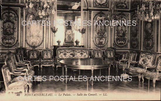 Cartes postales anciennes > CARTES POSTALES > carte postale ancienne > cartes-postales-ancienne.com Ile de france Seine et marne Fontainebleau