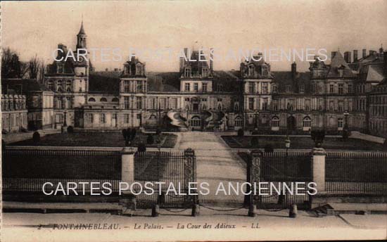 Cartes postales anciennes > CARTES POSTALES > carte postale ancienne > cartes-postales-ancienne.com Ile de france Seine et marne Fontainebleau