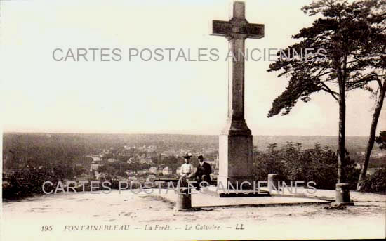 Cartes postales anciennes > CARTES POSTALES > carte postale ancienne > cartes-postales-ancienne.com Ile de france Seine et marne Fontainebleau