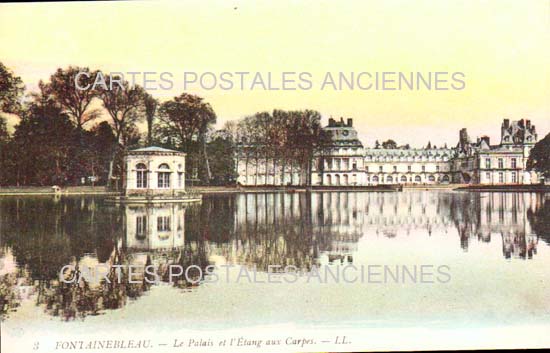 Cartes postales anciennes > CARTES POSTALES > carte postale ancienne > cartes-postales-ancienne.com Ile de france Seine et marne Fontainebleau