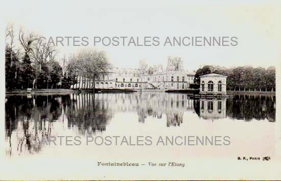 Cartes postales anciennes > CARTES POSTALES > carte postale ancienne > cartes-postales-ancienne.com Ile de france Seine et marne Fontainebleau