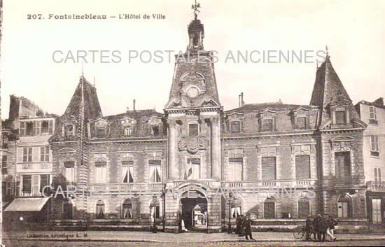 Cartes postales anciennes > CARTES POSTALES > carte postale ancienne > cartes-postales-ancienne.com Ile de france Seine et marne Fontainebleau