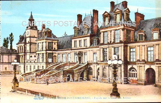 Cartes postales anciennes > CARTES POSTALES > carte postale ancienne > cartes-postales-ancienne.com Ile de france Seine et marne Fontainebleau