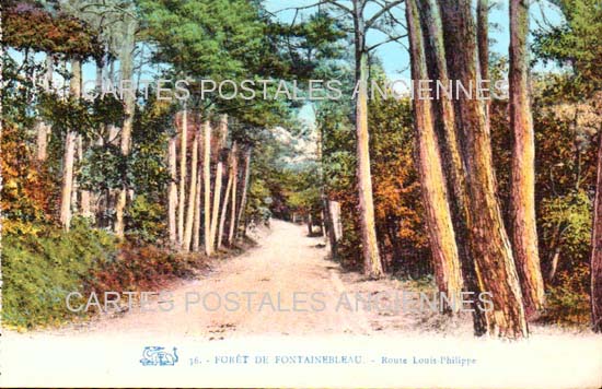 Cartes postales anciennes > CARTES POSTALES > carte postale ancienne > cartes-postales-ancienne.com Ile de france Seine et marne Fontainebleau