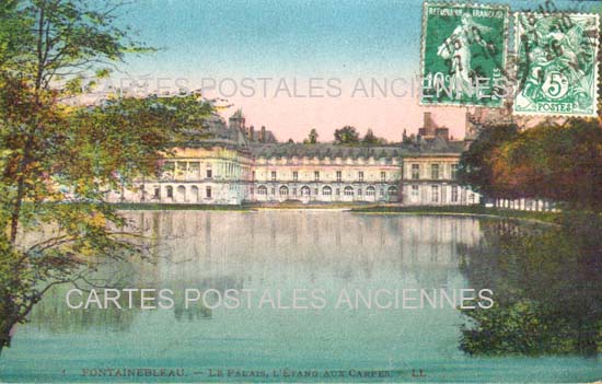 Cartes postales anciennes > CARTES POSTALES > carte postale ancienne > cartes-postales-ancienne.com Ile de france Seine et marne Fontainebleau