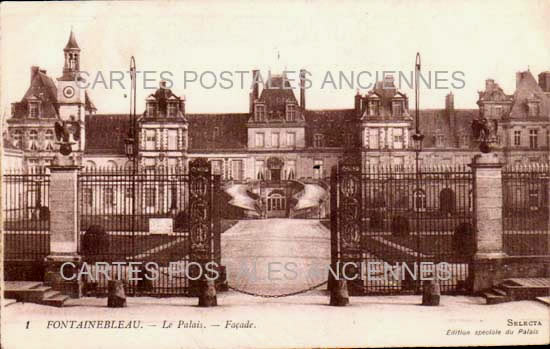 Cartes postales anciennes > CARTES POSTALES > carte postale ancienne > cartes-postales-ancienne.com Ile de france Seine et marne Fontainebleau