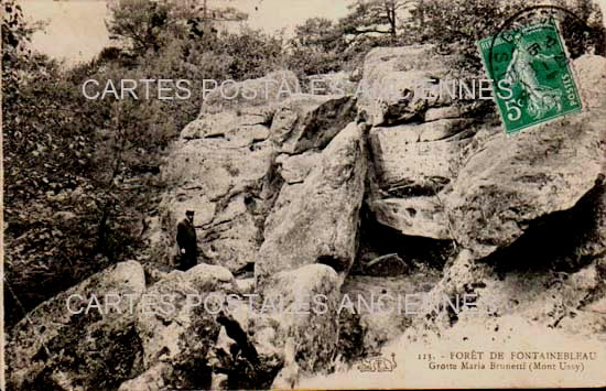 Cartes postales anciennes > CARTES POSTALES > carte postale ancienne > cartes-postales-ancienne.com Ile de france Seine et marne Fontainebleau