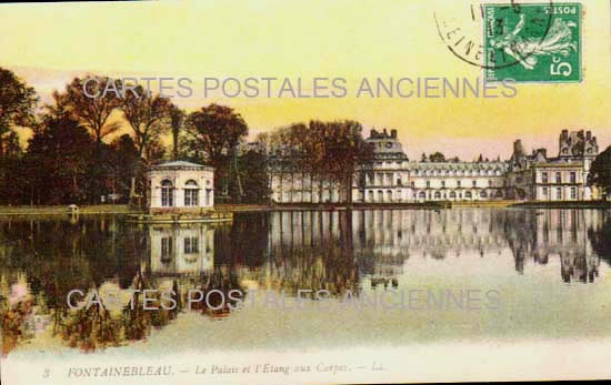 Cartes postales anciennes > CARTES POSTALES > carte postale ancienne > cartes-postales-ancienne.com Ile de france Seine et marne Fontainebleau