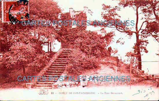 Cartes postales anciennes > CARTES POSTALES > carte postale ancienne > cartes-postales-ancienne.com Ile de france Seine et marne Fontainebleau