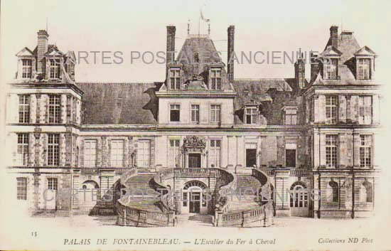 Cartes postales anciennes > CARTES POSTALES > carte postale ancienne > cartes-postales-ancienne.com Ile de france Seine et marne Fontainebleau