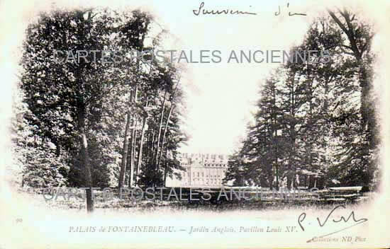 Cartes postales anciennes > CARTES POSTALES > carte postale ancienne > cartes-postales-ancienne.com Ile de france Seine et marne Fontainebleau