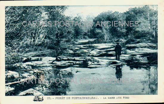 Cartes postales anciennes > CARTES POSTALES > carte postale ancienne > cartes-postales-ancienne.com Ile de france Seine et marne Fontainebleau