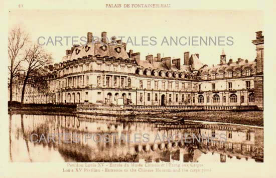 Cartes postales anciennes > CARTES POSTALES > carte postale ancienne > cartes-postales-ancienne.com Ile de france Seine et marne Fontainebleau