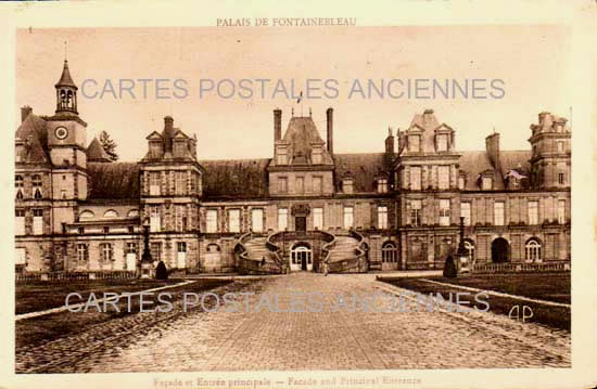 Cartes postales anciennes > CARTES POSTALES > carte postale ancienne > cartes-postales-ancienne.com Ile de france Seine et marne Fontainebleau