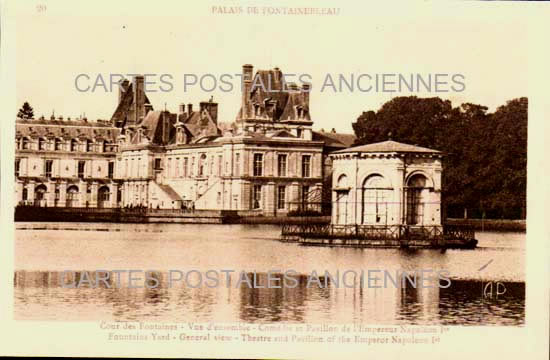 Cartes postales anciennes > CARTES POSTALES > carte postale ancienne > cartes-postales-ancienne.com Ile de france Seine et marne Fontainebleau