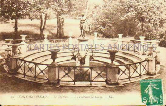 Cartes postales anciennes > CARTES POSTALES > carte postale ancienne > cartes-postales-ancienne.com Ile de france Seine et marne Fontainebleau