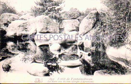 Cartes postales anciennes > CARTES POSTALES > carte postale ancienne > cartes-postales-ancienne.com Ile de france Seine et marne Fontainebleau