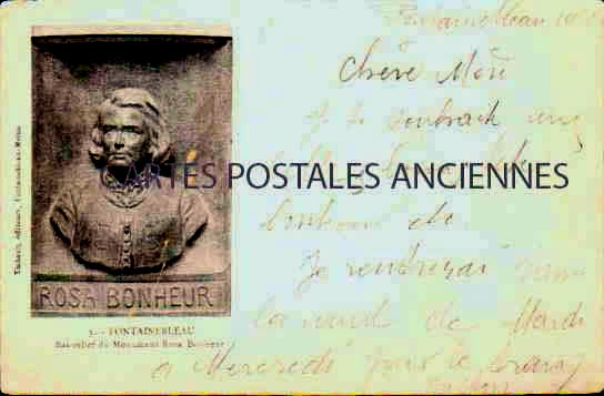 Cartes postales anciennes > CARTES POSTALES > carte postale ancienne > cartes-postales-ancienne.com Ile de france Seine et marne Fontainebleau