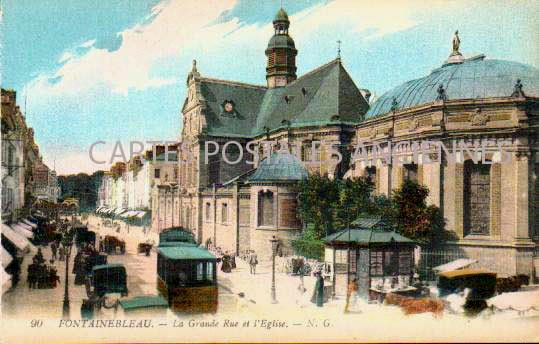 Cartes postales anciennes > CARTES POSTALES > carte postale ancienne > cartes-postales-ancienne.com Ile de france Seine et marne Fontainebleau