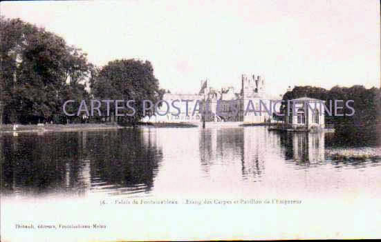 Cartes postales anciennes > CARTES POSTALES > carte postale ancienne > cartes-postales-ancienne.com Ile de france Seine et marne Fontainebleau