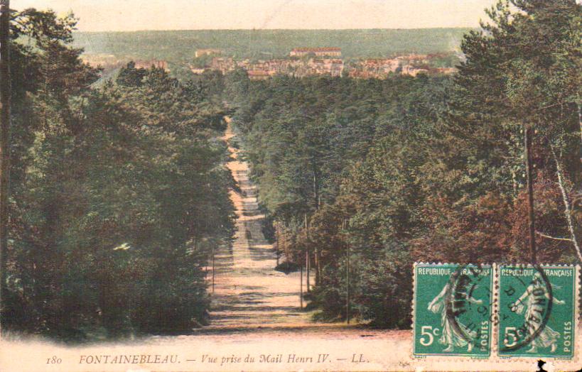 Cartes postales anciennes > CARTES POSTALES > carte postale ancienne > cartes-postales-ancienne.com Ile de france Seine et marne Fontainebleau