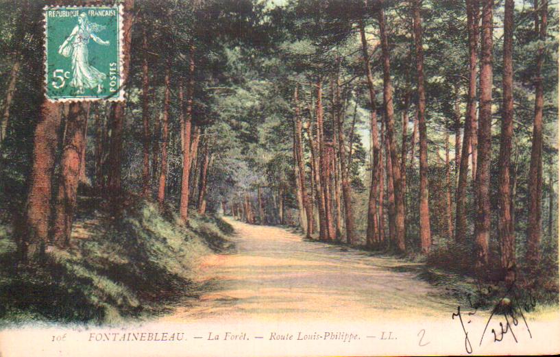 Cartes postales anciennes > CARTES POSTALES > carte postale ancienne > cartes-postales-ancienne.com Ile de france Seine et marne Fontainebleau