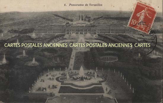 Cartes postales anciennes > CARTES POSTALES > carte postale ancienne > cartes-postales-ancienne.com Ile de france Yvelines Versailles