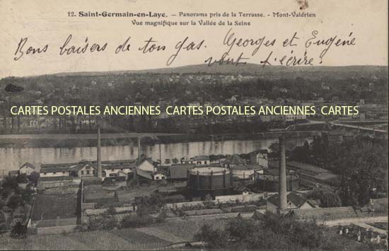 Cartes postales anciennes > CARTES POSTALES > carte postale ancienne > cartes-postales-ancienne.com Ile de france Yvelines Saint Germain En Laye