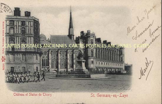 Cartes postales anciennes > CARTES POSTALES > carte postale ancienne > cartes-postales-ancienne.com Ile de france Yvelines Saint Germain En Laye