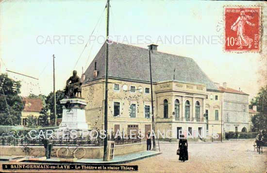 Cartes postales anciennes > CARTES POSTALES > carte postale ancienne > cartes-postales-ancienne.com Ile de france Yvelines Saint Germain En Laye