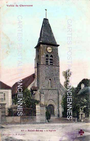 Cartes postales anciennes > CARTES POSTALES > carte postale ancienne > cartes-postales-ancienne.com Ile de france Yvelines Saint Remy De La Vanne