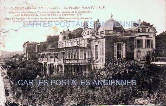 Cartes postales anciennes > CARTES POSTALES > carte postale ancienne > cartes-postales-ancienne.com Ile de france Yvelines Saint Germain En Laye