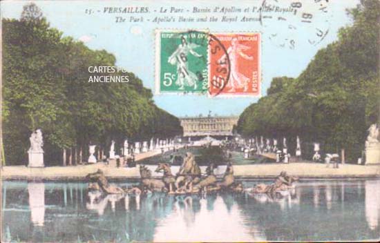 Cartes postales anciennes > CARTES POSTALES > carte postale ancienne > cartes-postales-ancienne.com Ile de france Yvelines Versailles