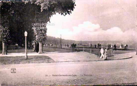 Cartes postales anciennes > CARTES POSTALES > carte postale ancienne > cartes-postales-ancienne.com Ile de france Yvelines Saint Germain En Laye