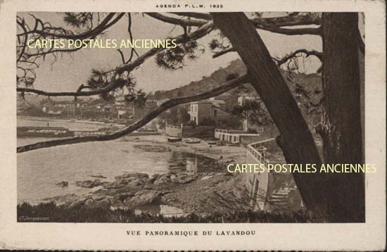 Cartes postales anciennes > CARTES POSTALES > carte postale ancienne > cartes-postales-ancienne.com Provence alpes cote d'azur Var Le Lavandou