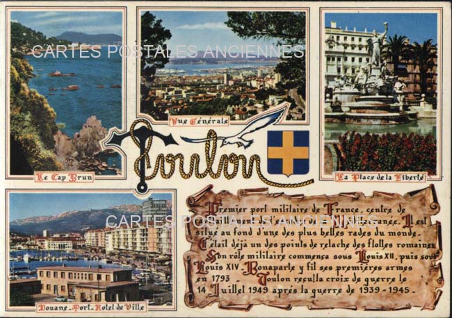 Cartes postales anciennes > CARTES POSTALES > carte postale ancienne > cartes-postales-ancienne.com Provence alpes cote d'azur Var Toulon