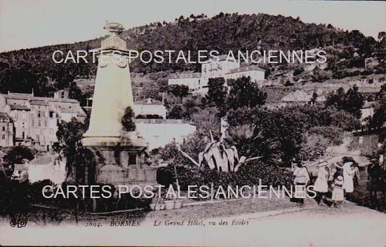 Cartes postales anciennes > CARTES POSTALES > carte postale ancienne > cartes-postales-ancienne.com Provence alpes cote d'azur Var Bormes Les Mimosas